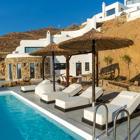 Hom Mykonos - Seaview With Private Pool Willa Marathi (Mykonos)