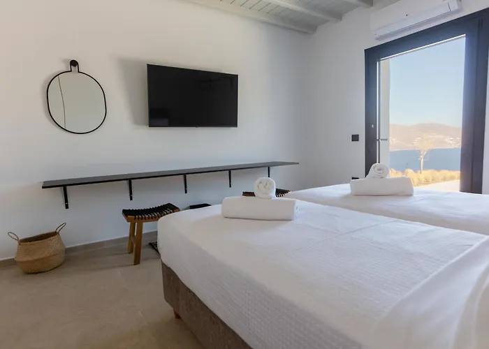 Hom Mykonos - Seaview With Private Pool Villa Marathi (Mykonos)