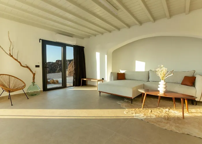 Villa Hom Mykonos - Seaview With Private Pool Marathi (Mykonos)