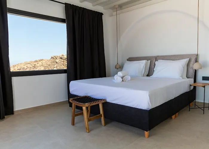 Hom Mykonos - Seaview With Private Pool Marathi (Mykonos)